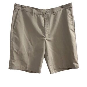 Haggar Men's Khaki‎ Chino Shorts Size 38 Beige Casual Summer Wear